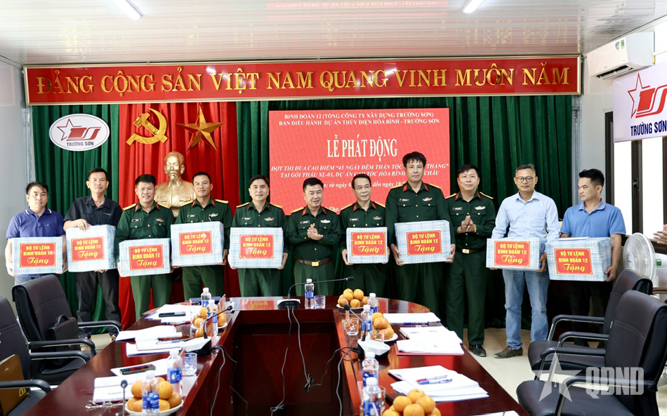 Binh đoàn 12: Khắc phục khó khăn về giá nhiên, vật liệu tăng cao, quyết tâm đưa công trình về đích vượt tiến độ